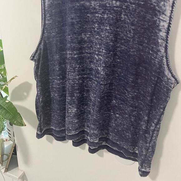 J. Crew Made In LA Blue Burnout Tank Size 2XL - Picture 3 of 7